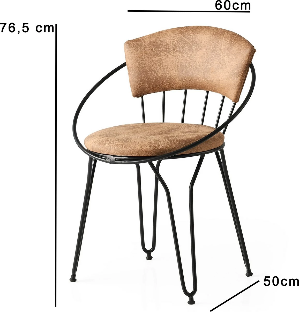Set karrigesh (2 copë), stil bohemian, ngjyrë e zezë dhe bezhë, Skye Decor, Istanbul 268 V2