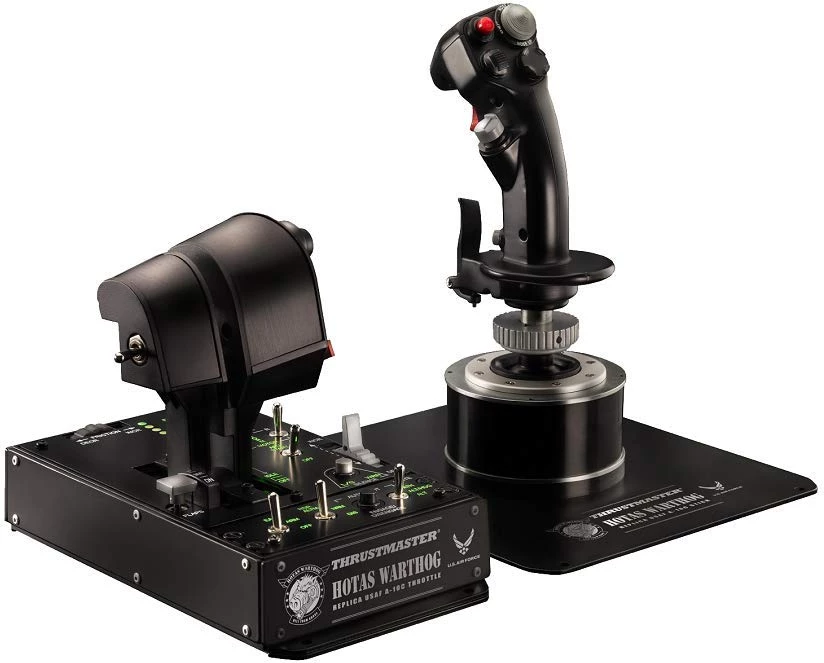 Joystick fluturimi Thrustmaster HOTAS Warthog për PC, USB, metal, 19 butona
