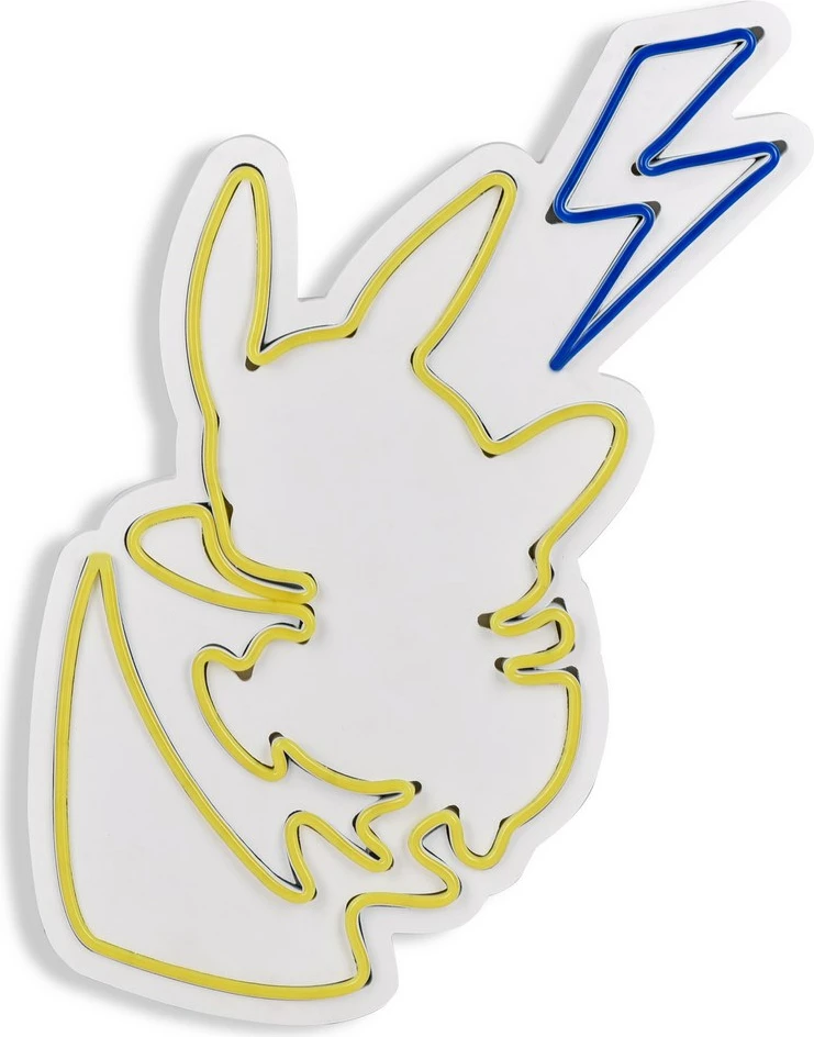 Dritë dekorative LED plastike, Pikachu, e verdhë dhe blu