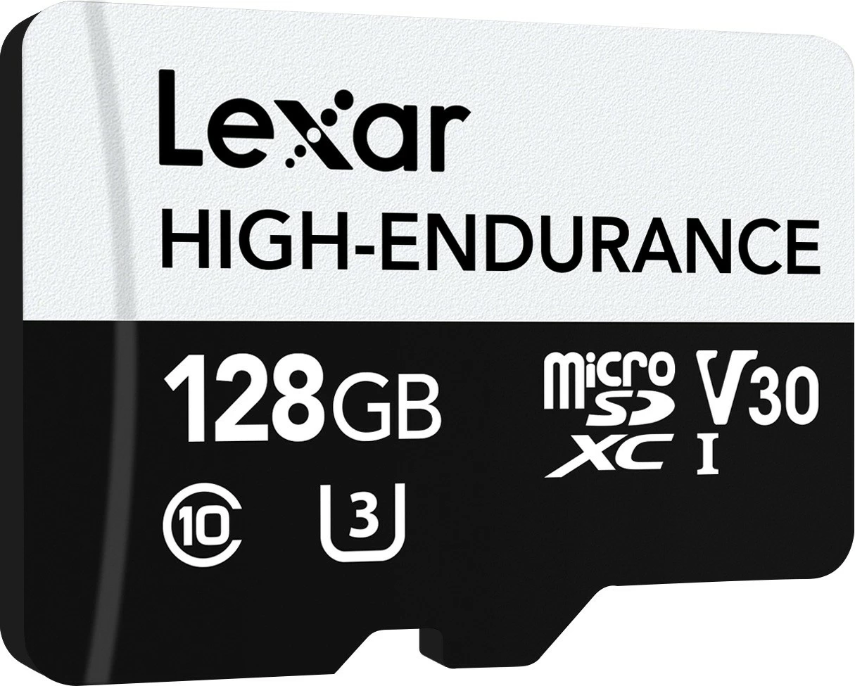 Kartë memorie microSD Lexar High Endurance 128GB, SDXC, UHS-I, Class10, V30