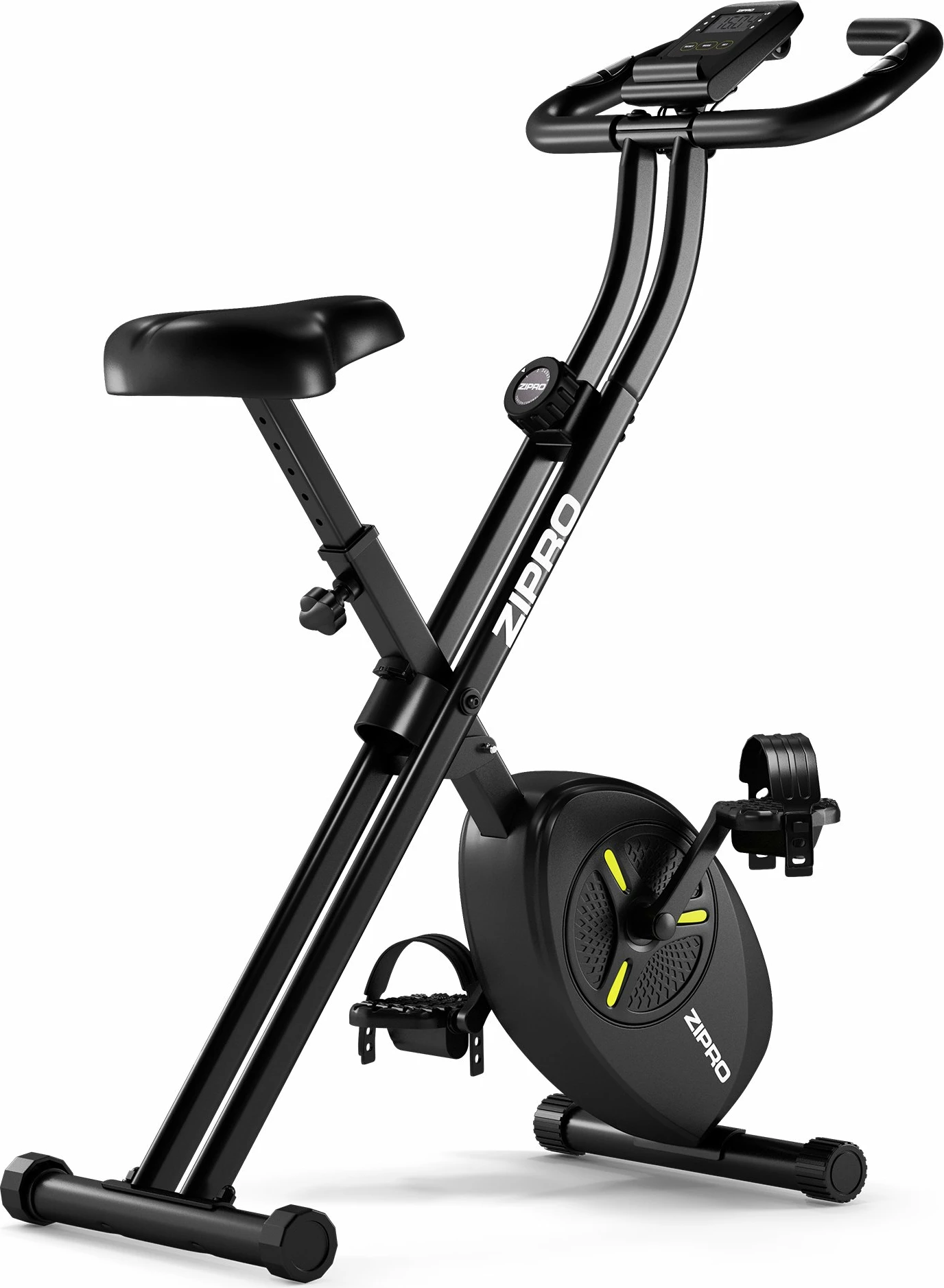 Bicikletë stacionare Zipro Eclipse X e palosshme vertikale, rezistencë magnetike 8 nivele, max 110 kg, e zezë