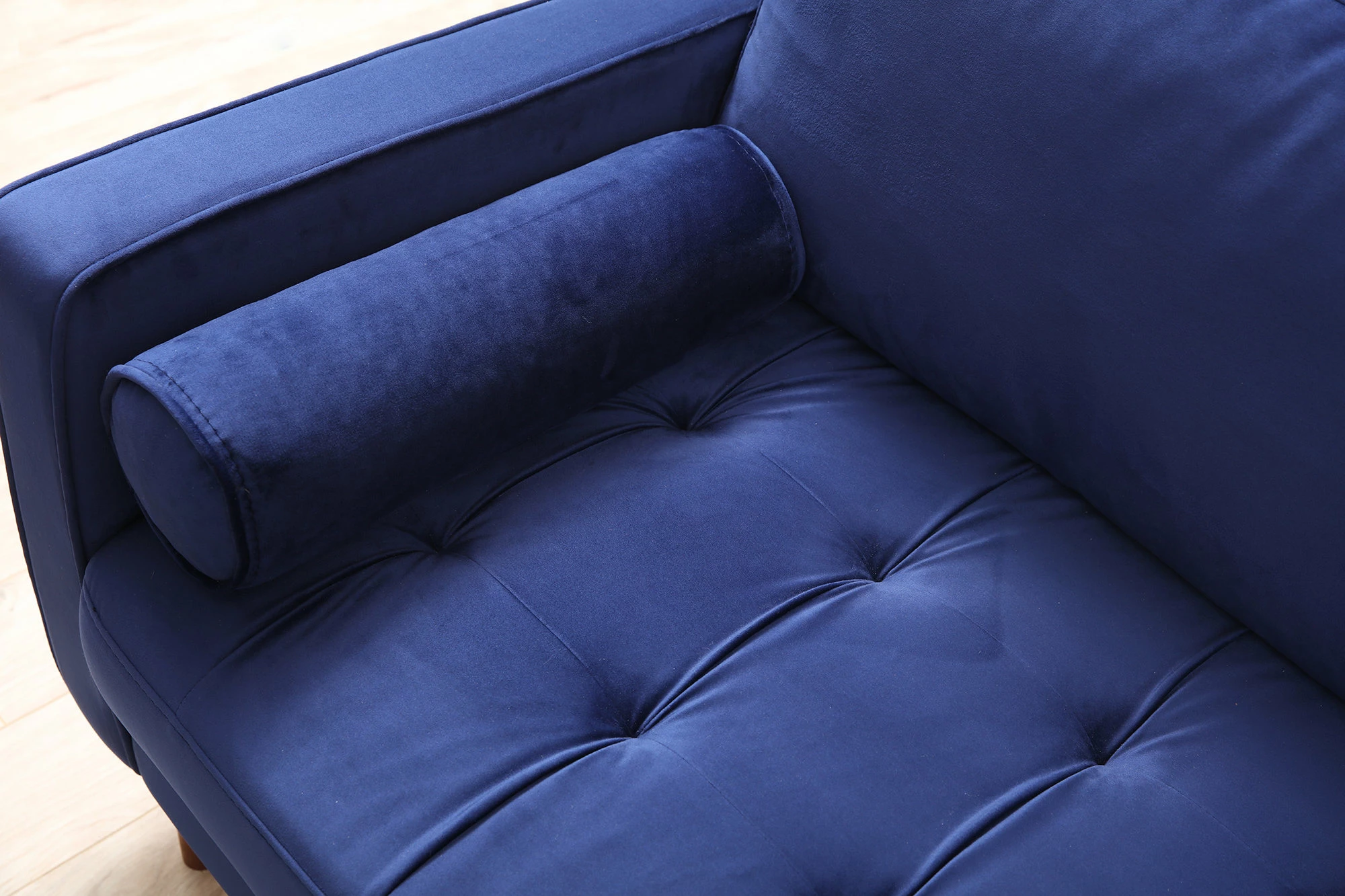Divan treshe Atelier del Sofa, ngjyrë kaltër e errët, Rome