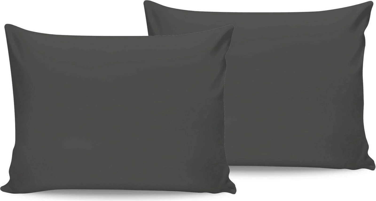Set këllëfësh jastëku (2 copë), ngjyrë antracit, L'Essentiel Linge de Maison