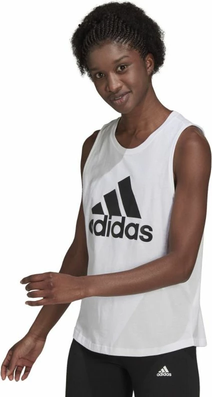 Maicë adidas për femra, e bardhë