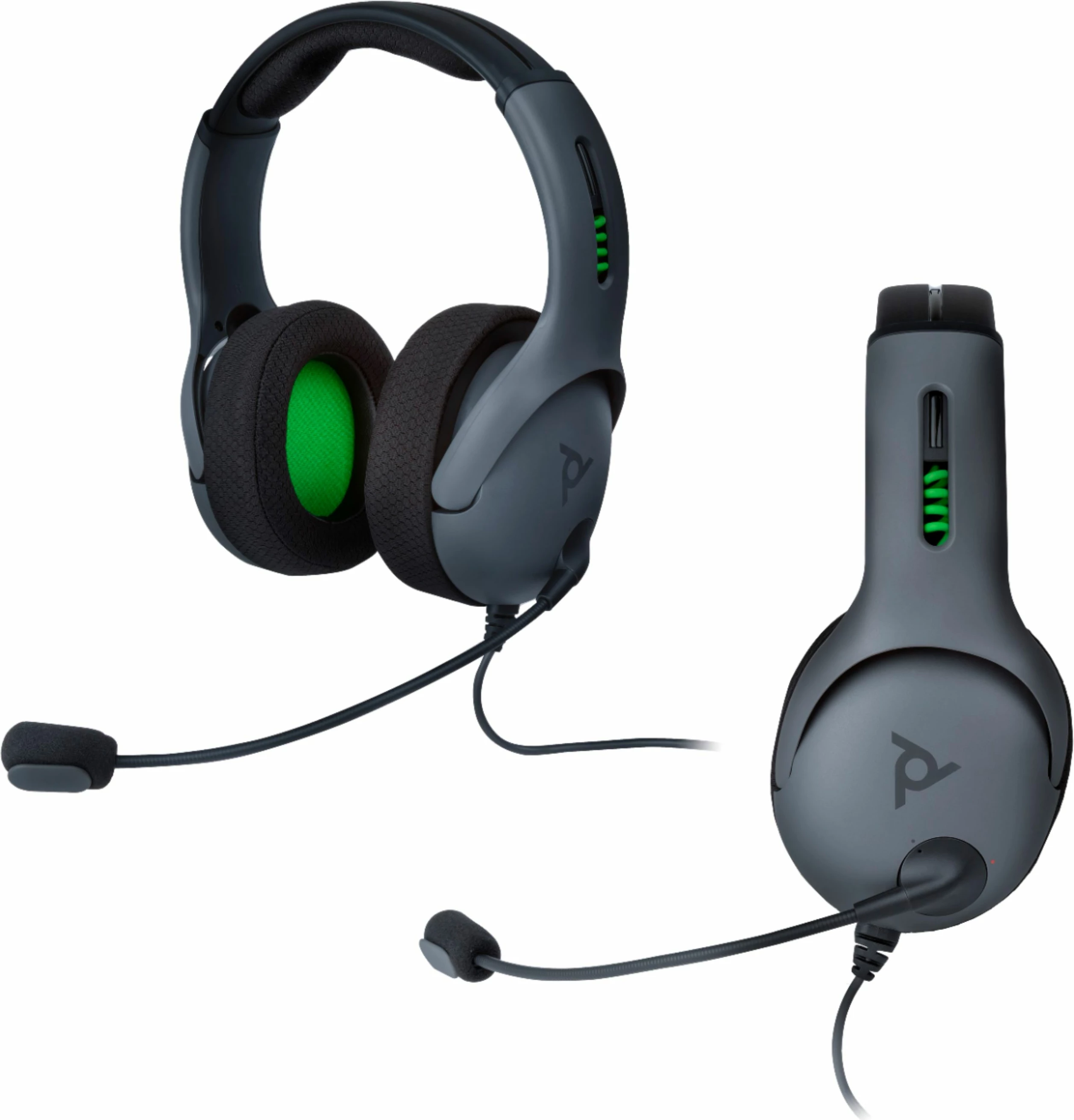 Kufje gaming PDP LVL50 Chat, stereo me kabllo 50mm, për Xbox One, gri
