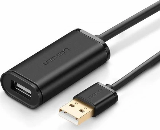 Kabllo zgjatëse USB-A në USB-A Ugreen UGR403BLK 10 m USB 2.0, e zezë