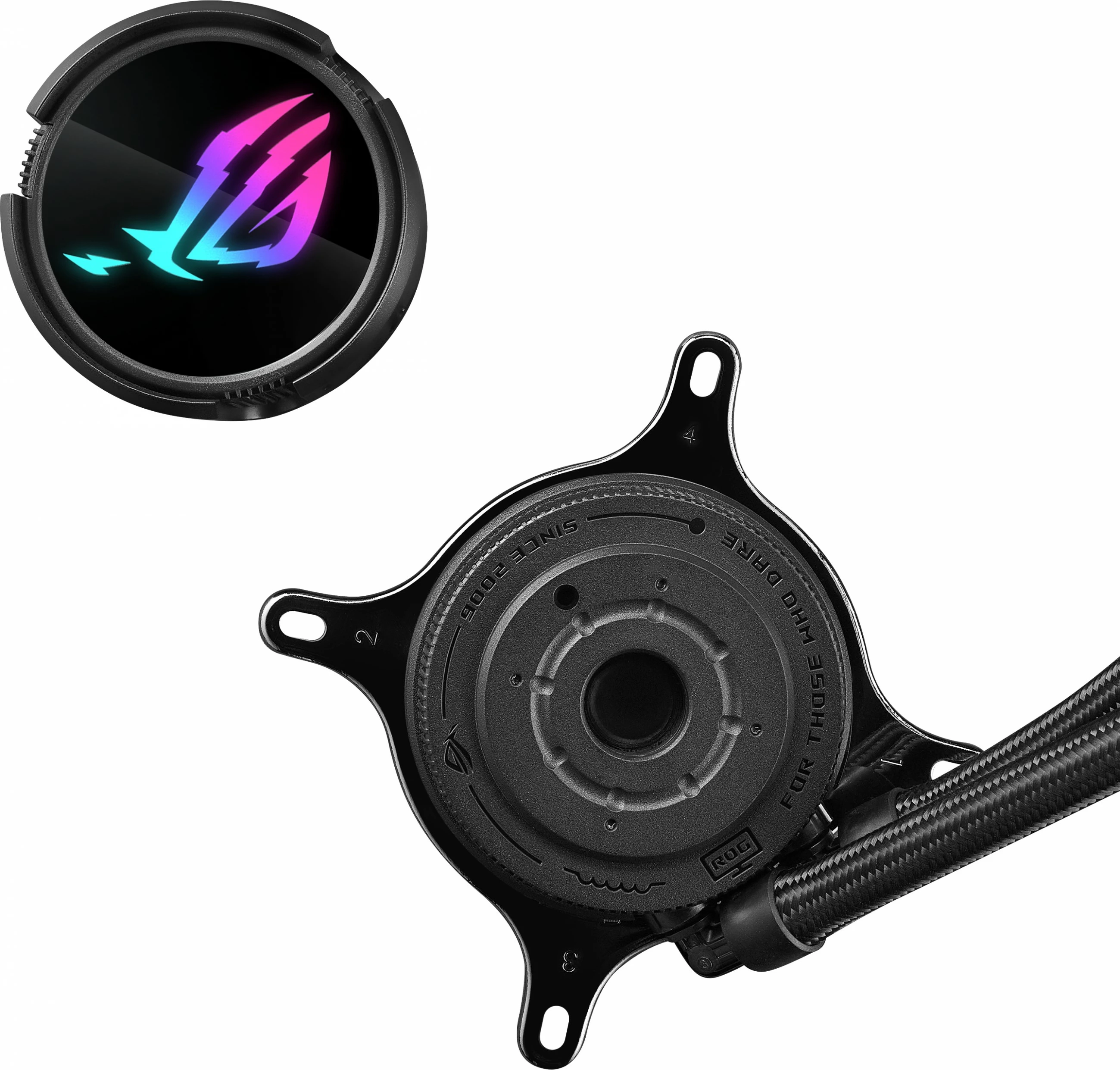 Komplet ftohës me lëng ASUS ROG Strix LC III 360, 3x120mm, LCD, i zi