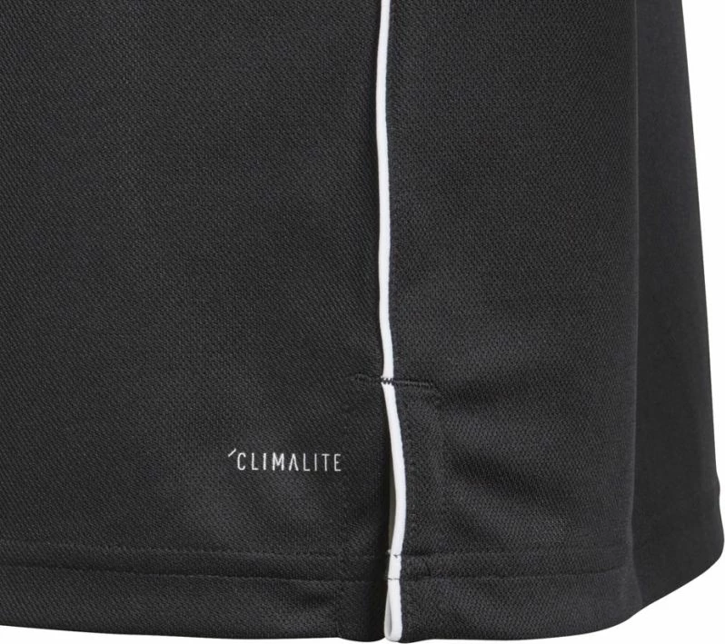 Fanellë futbolli për fëmijë adidas Core 18 Polo Junior, e zezë