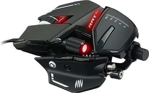 Mausi për lojëra Mad Catz R.A.T. 8+, USB Type-A, Optik, 16000 DPI