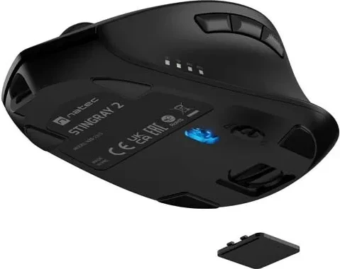 Set tastierë e maus Natec Stingray 2, wireless, full-size, Bluetooth, e zezë