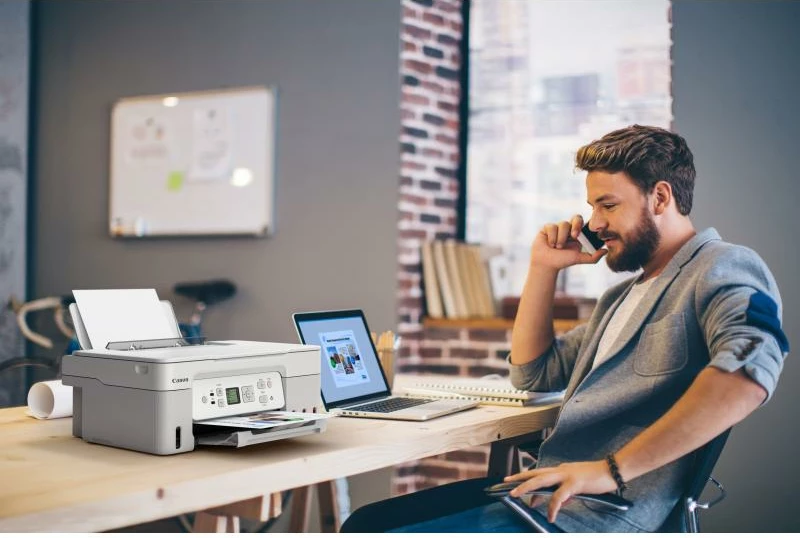 Printer multifunksional Canon PIXMA G3571 (5805C026), MegaTank, Wi‑Fi, i bardhë