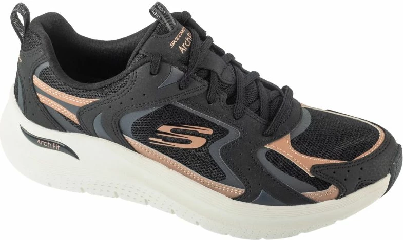 Atlete Skechers Arch Fit 2.0 Vintage Luxe 150332-BKRG, të zeza