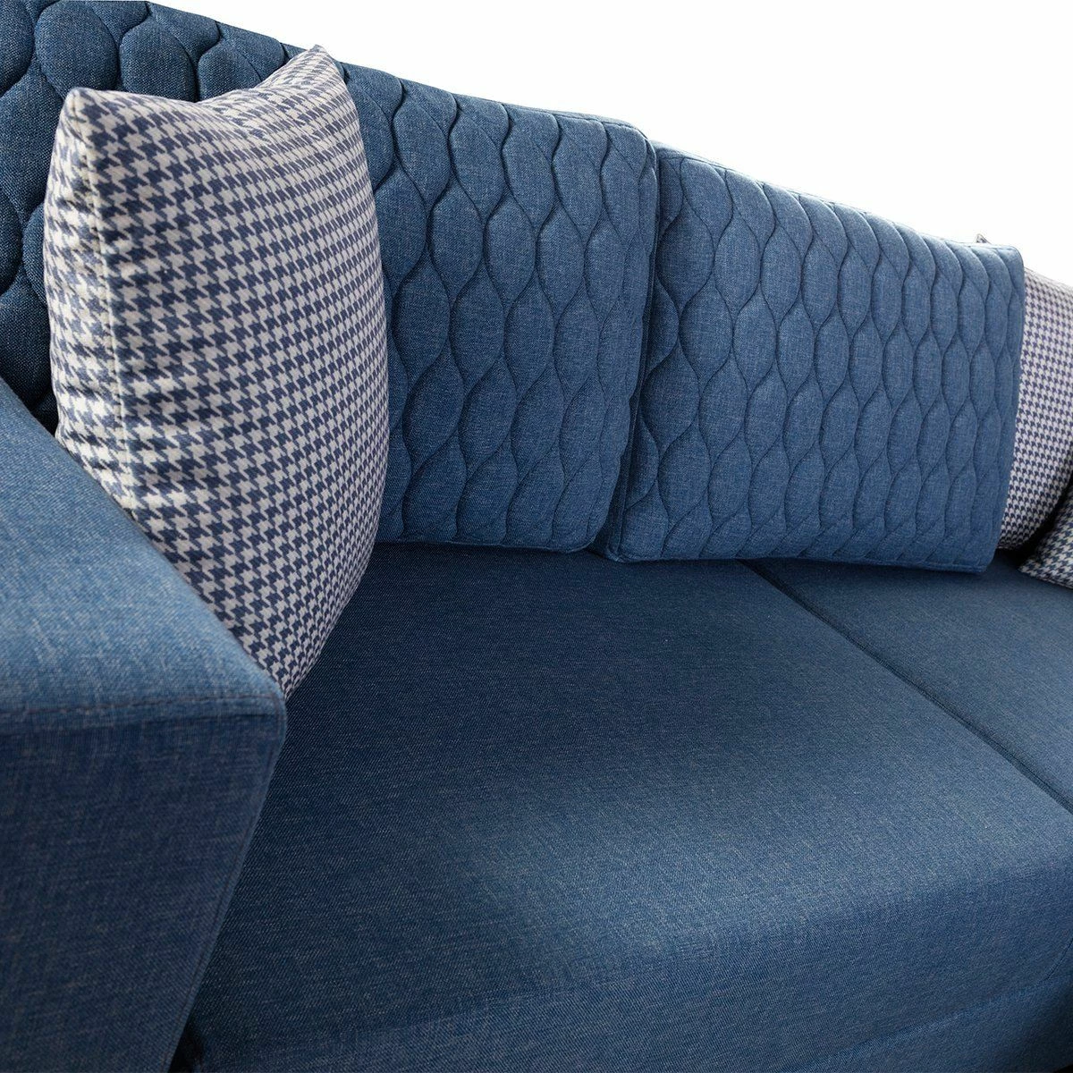 Kënd-sofë krevati Loft, ngjyrë kaltër, Atelier del Sofa
