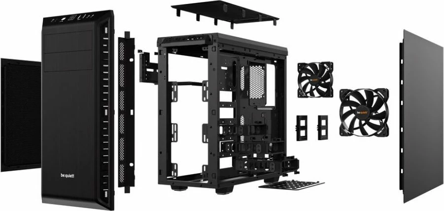 Kasë be quiet! Pure Base 600 BG021 Midi Tower ATX, pa dritare, e zezë