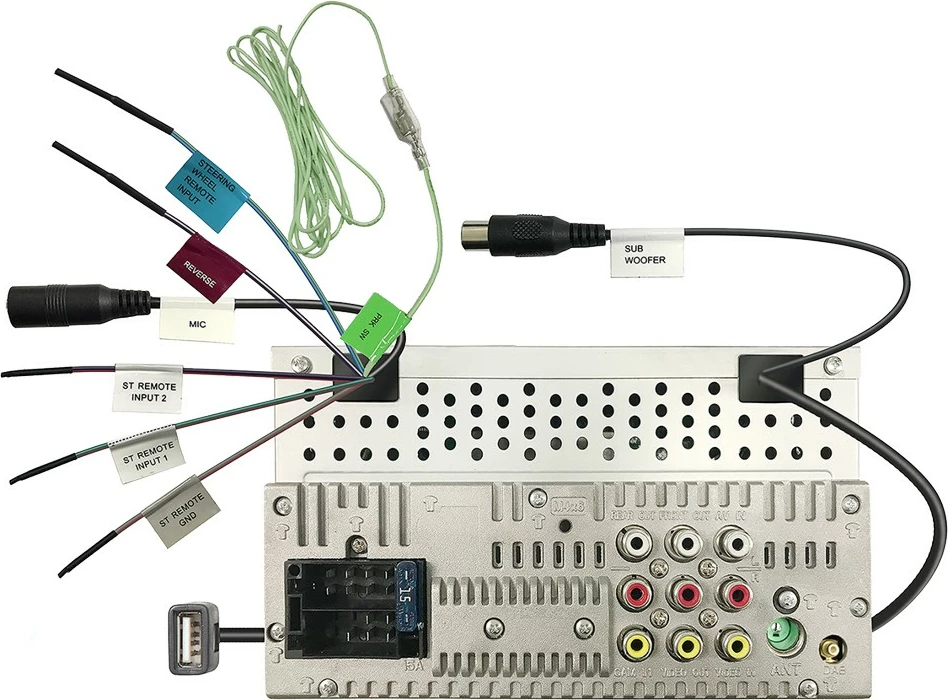 Radio makine Kenwood DMX129DAB, Bluetooth, DAB+, USB, Ekran 6.8 inç, e zezë