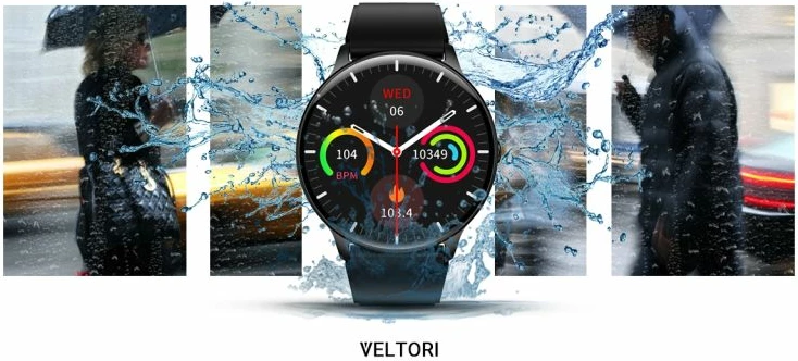 Smartwatch VELTORI, e zezë