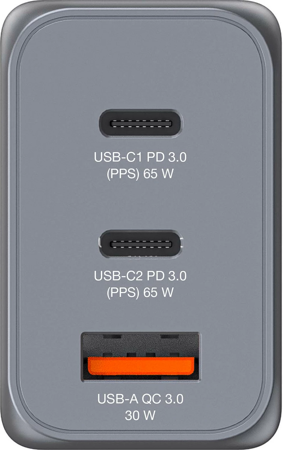 Karikues muri Verbatim GNC-65 GaN, 65W, 2x USB-C PD (PPS) + 1x USB-A QC 3.0, EU/UK/US, zi/gri