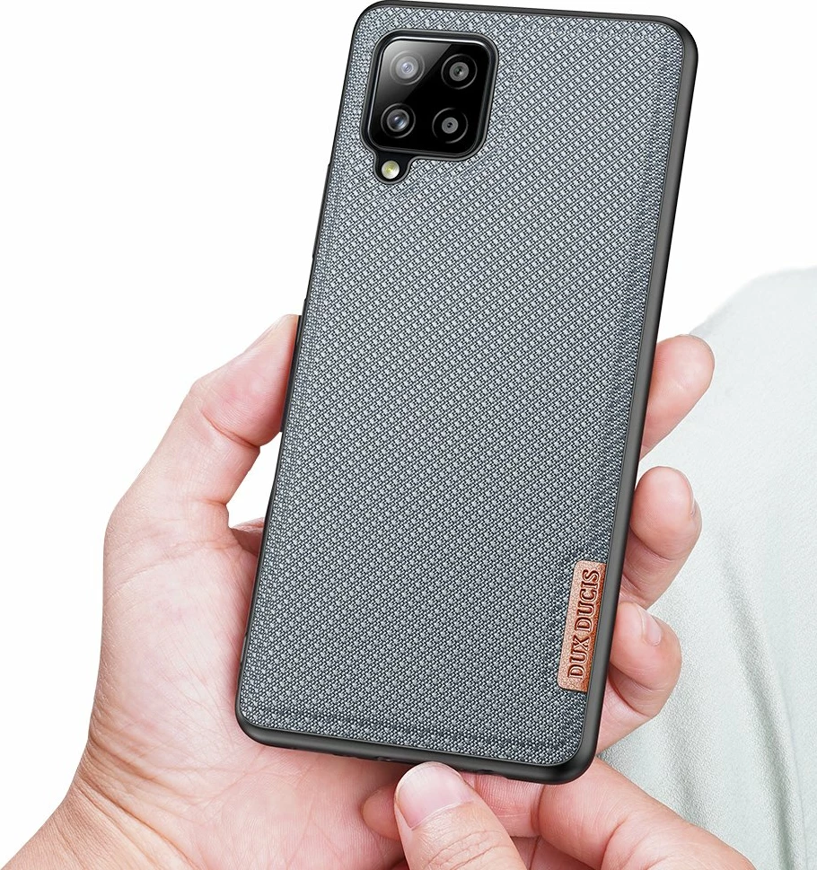 Mbështjellës Dux Ducis Fino për Samsung Galaxy A42 5G, najlon, gri