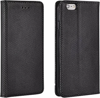 Mbështjellës flip magnetik HAVANA për Samsung Galaxy S21 Plus G996, me xhep kartele, i zi