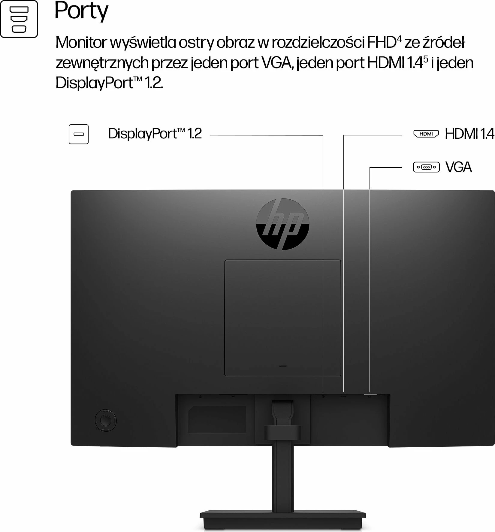 Monitor HP Series 3 Pro 322pf 21.5" FHD IPS 100Hz (9U5B0UT#ABB), i zi
