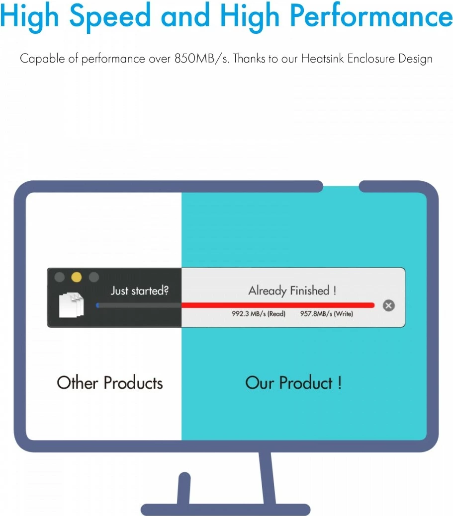 Kasë IcyBox IB-1816M-C31 për NVMe M.2, USB 3.1, Alumini, E zezë