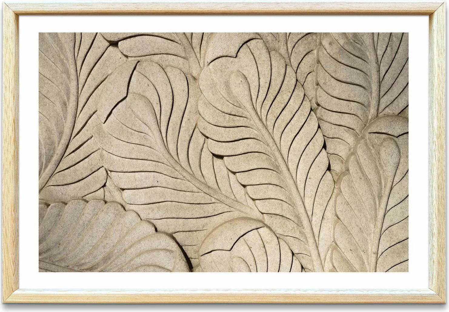 Pikturë dekorative me kornizë, MDF, Wallity, Ahswabisabi-003, 42x62cm