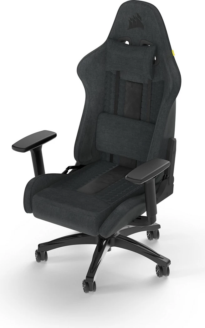 Karrige gaming Corsair TC100 Relaxed, stof, 120 kg, gri/zi