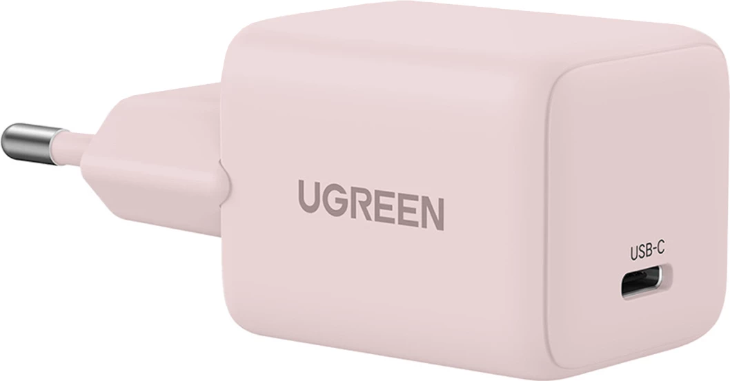 Karikues muri Ugreen X512 GaN, 20W, 1x USB-C, Rozë