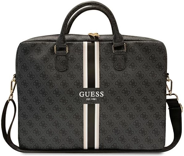 çantë laptopi Guess GUCB15P4RPSK, 15-16 inç, PU lëkurë, gri