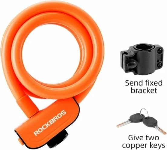 Kyc për bicikletë Rockbros, portokalli