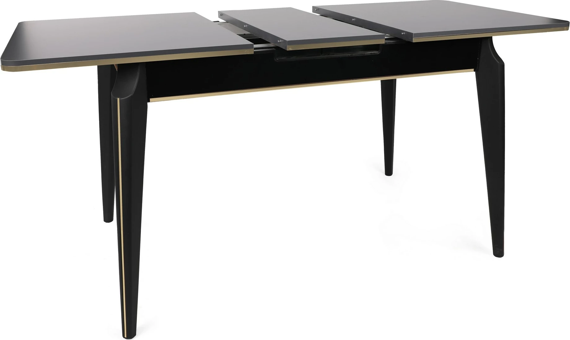 Tavolinë ngrënie me zgjatje, Hanah Home, Star - 981, anthracite/ari/e zezë