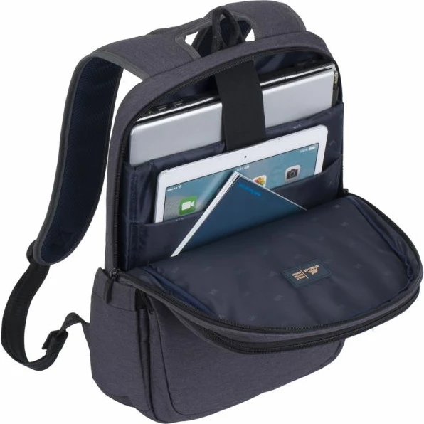 çantë shpine për laptop RivaCase ECO 7760 15.6\" 17L, e zezë