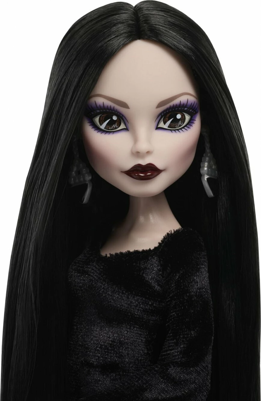 Kukull koleksionuese Mattel Monster High x Wednesday Morticia Addams JLK99, e zezë/kuqe