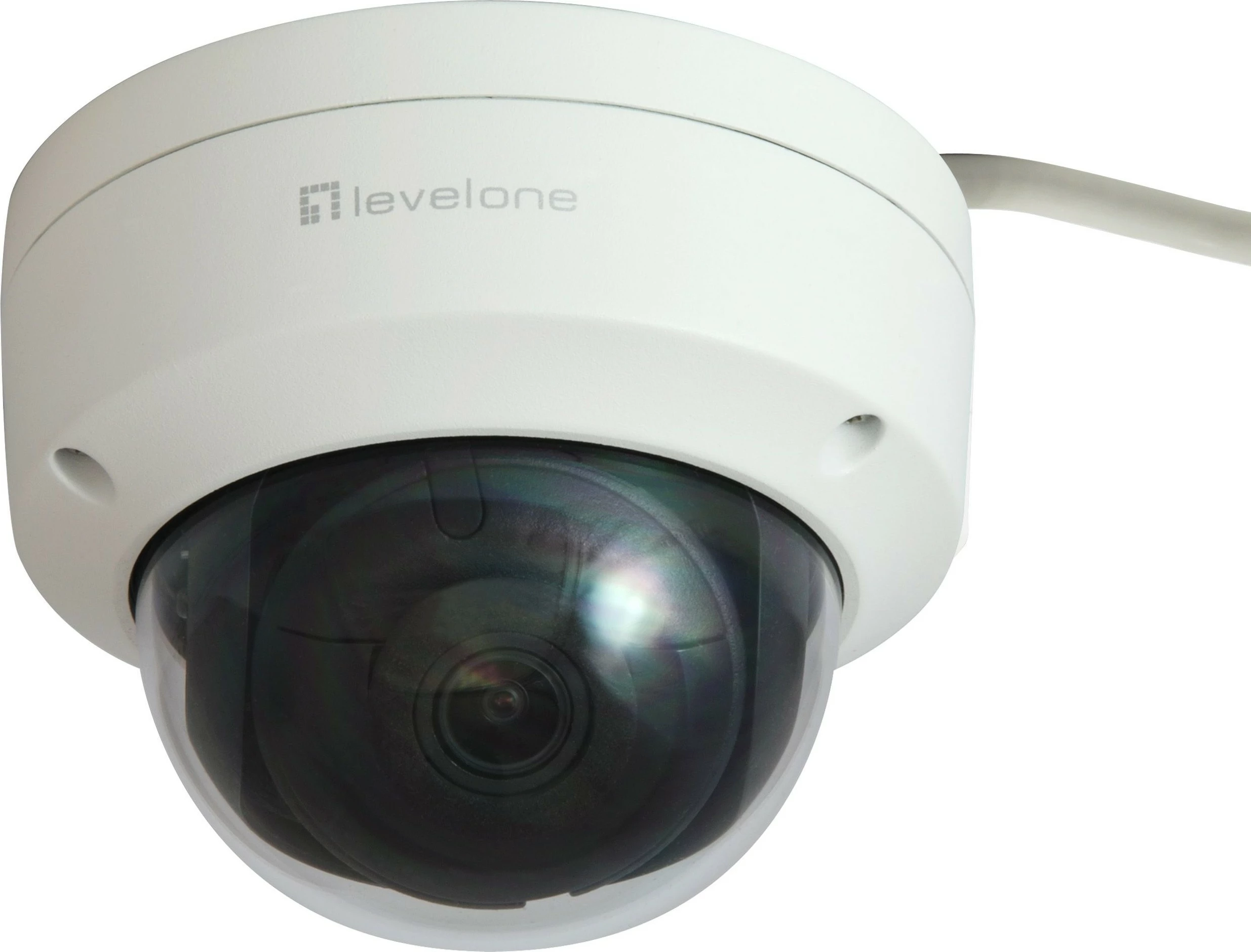 Kamerë sigurie LevelOne GEMINI FCS-3403, 4-Megapixel, H.265, PoE, IR LED, e bardhë