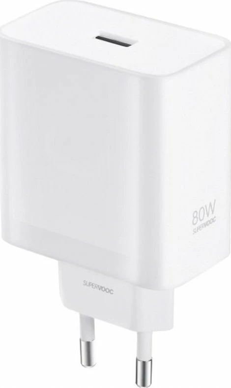 Karikues muri OnePlus SuperVOOC 80W USB-A, i bardhë (pa kabllo)