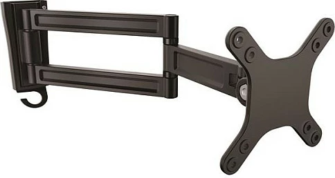 Mbajtëse muri për monitor StarTech Dual Swivel, VESA 75x75/100x100, 13-27", 15kg, e zezë