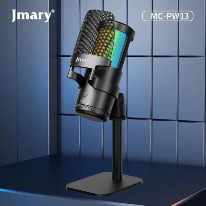 Mikrofon USB Profesional me RGB për Regjistrim Studio – Jmary MC-PW13