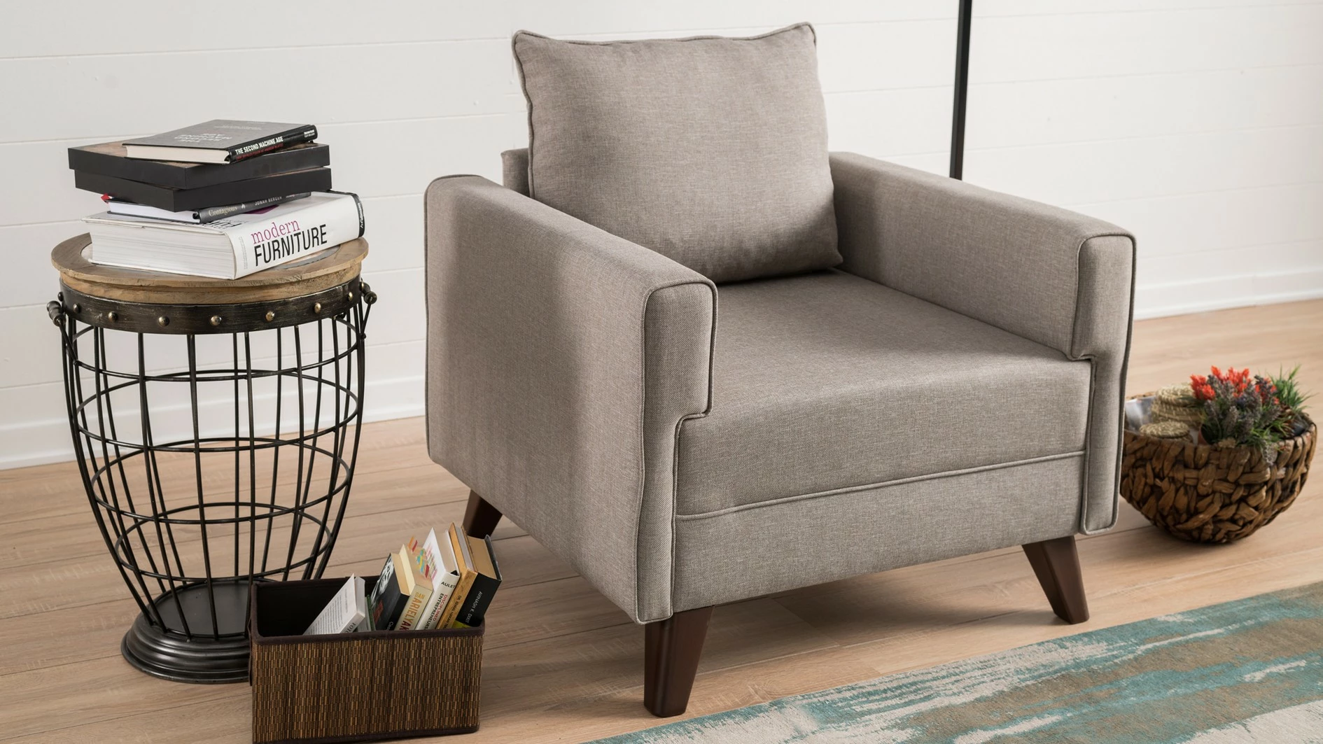 Fotel një vendësh Atelier del Sofa, Bella, krem