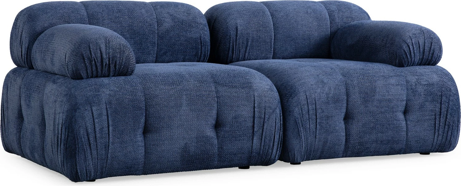 Divan dy-vendësh Atelier del Sofa Petite 2, ngjyrë blu nate