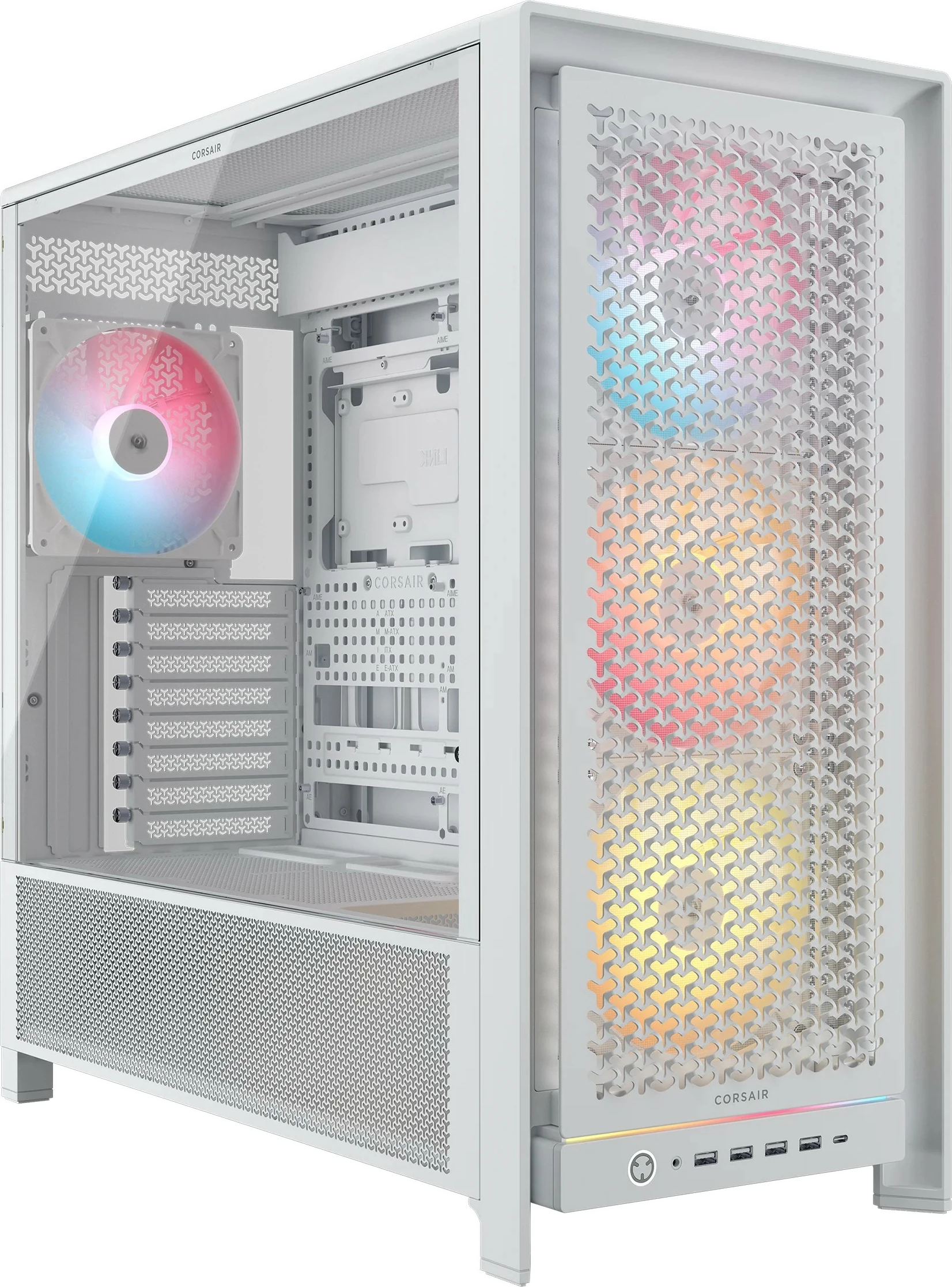 Kasë Corsair Frame 5000D RS ARGB Midi Tower ATX bardhë