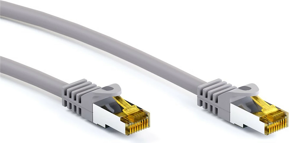 Kabllo rrjeti Goobay RJ-45 Cat7 S/FTP, 3 m, 10 Gbps, 500 MHz, gri