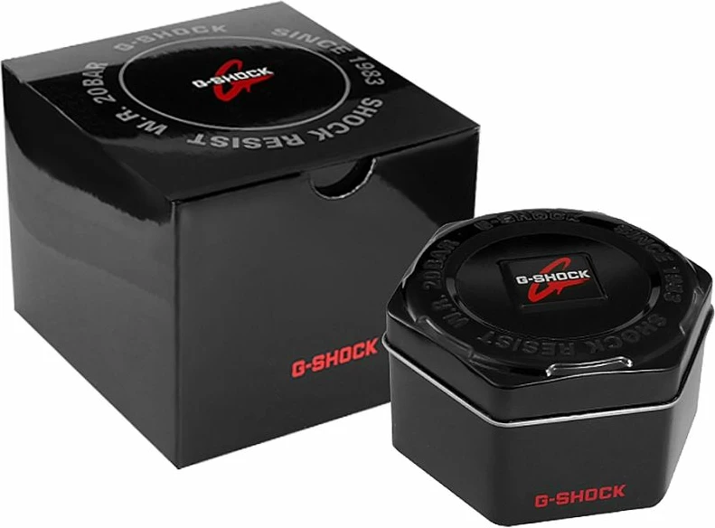 Orë dore për meshkuj Casio G-Shock, e kuqe