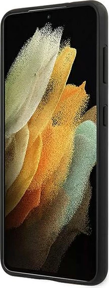 Mbështjellës Ferrari FESPEHCS21MBK On Track Perforated për Samsung Galaxy S21+, i zi