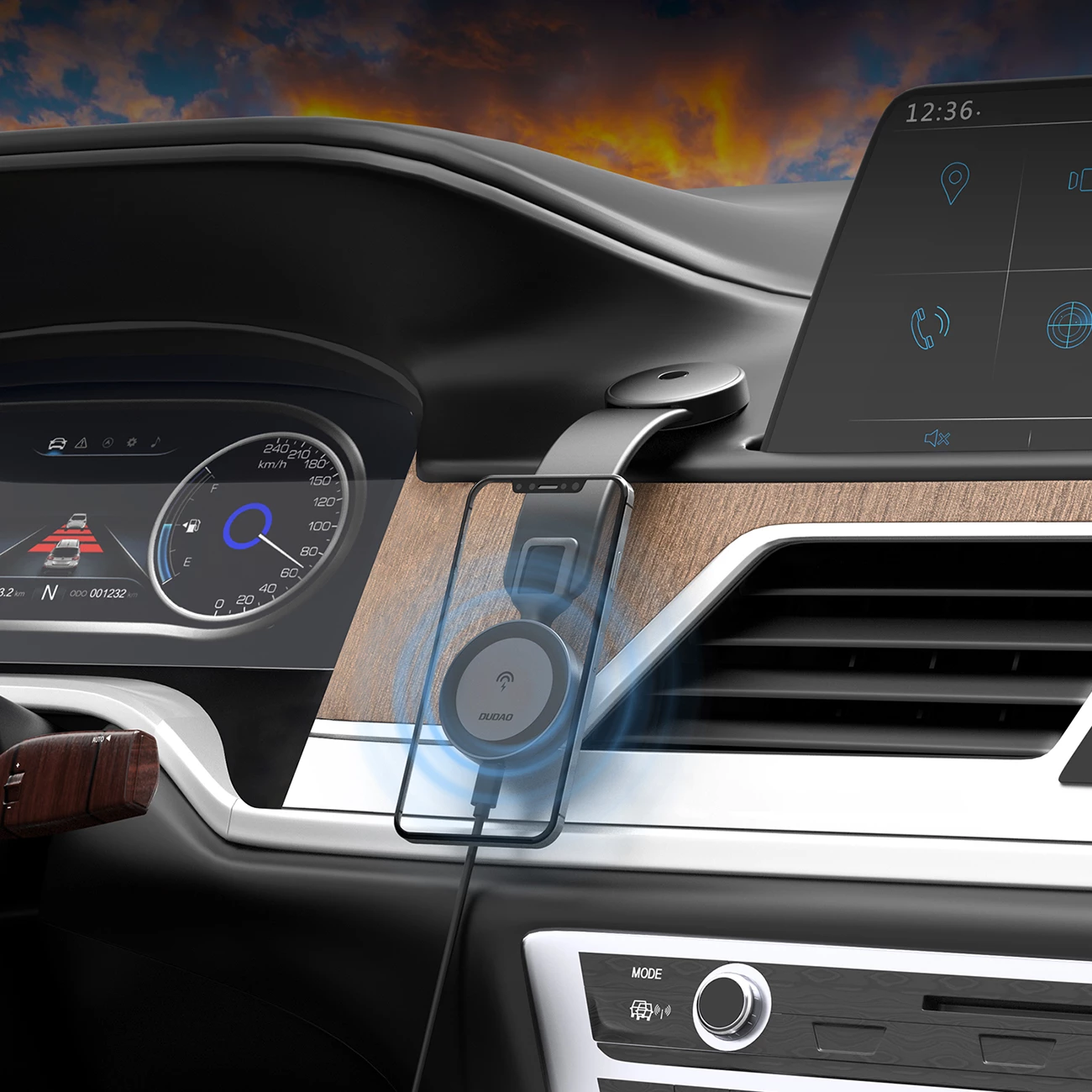 Karikues veture Dudao F21 Pro, MagSafe, 15W, pa kabllo, i zi