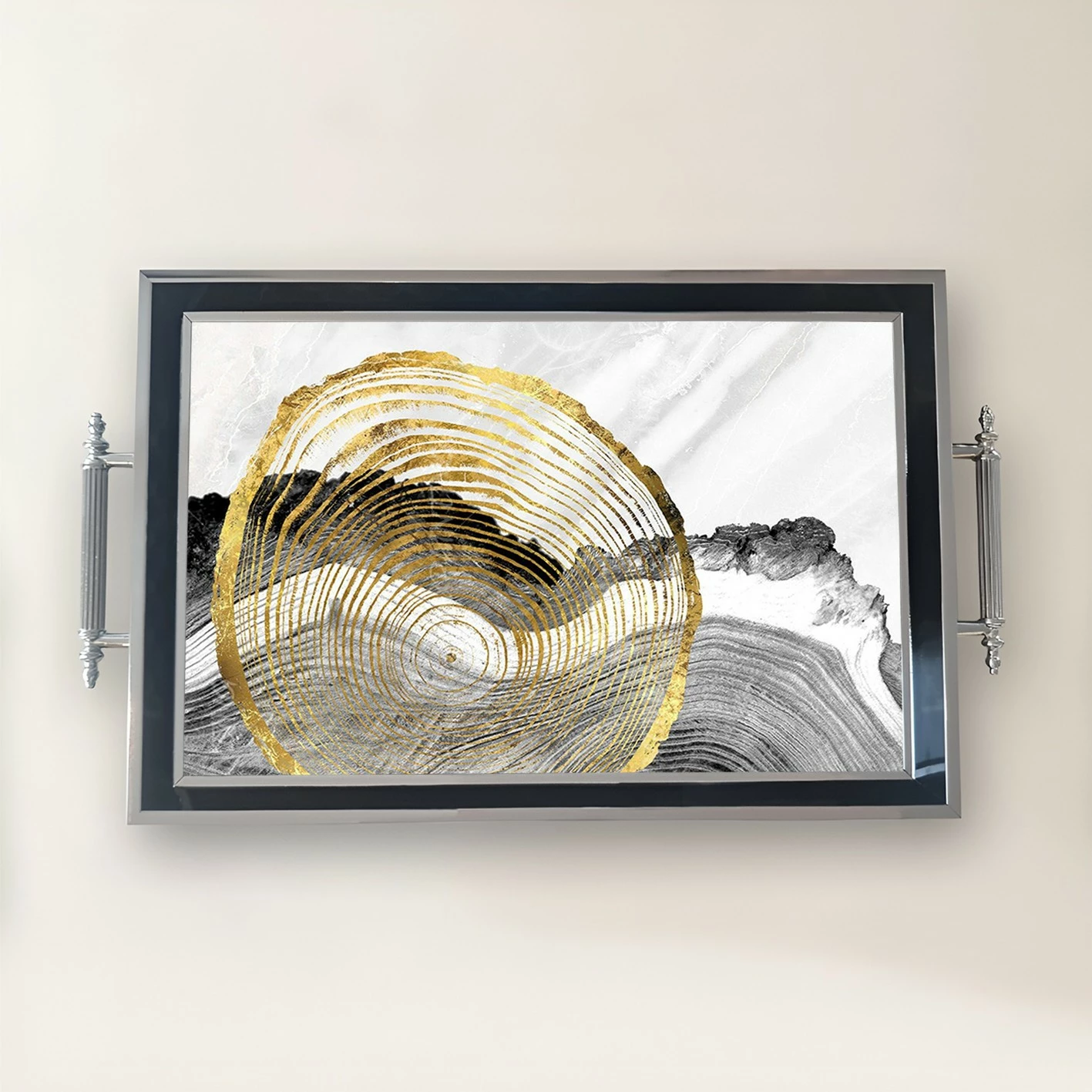 Tabaka xhami Aberto Design, shumëngjyrëshe, TPG9820