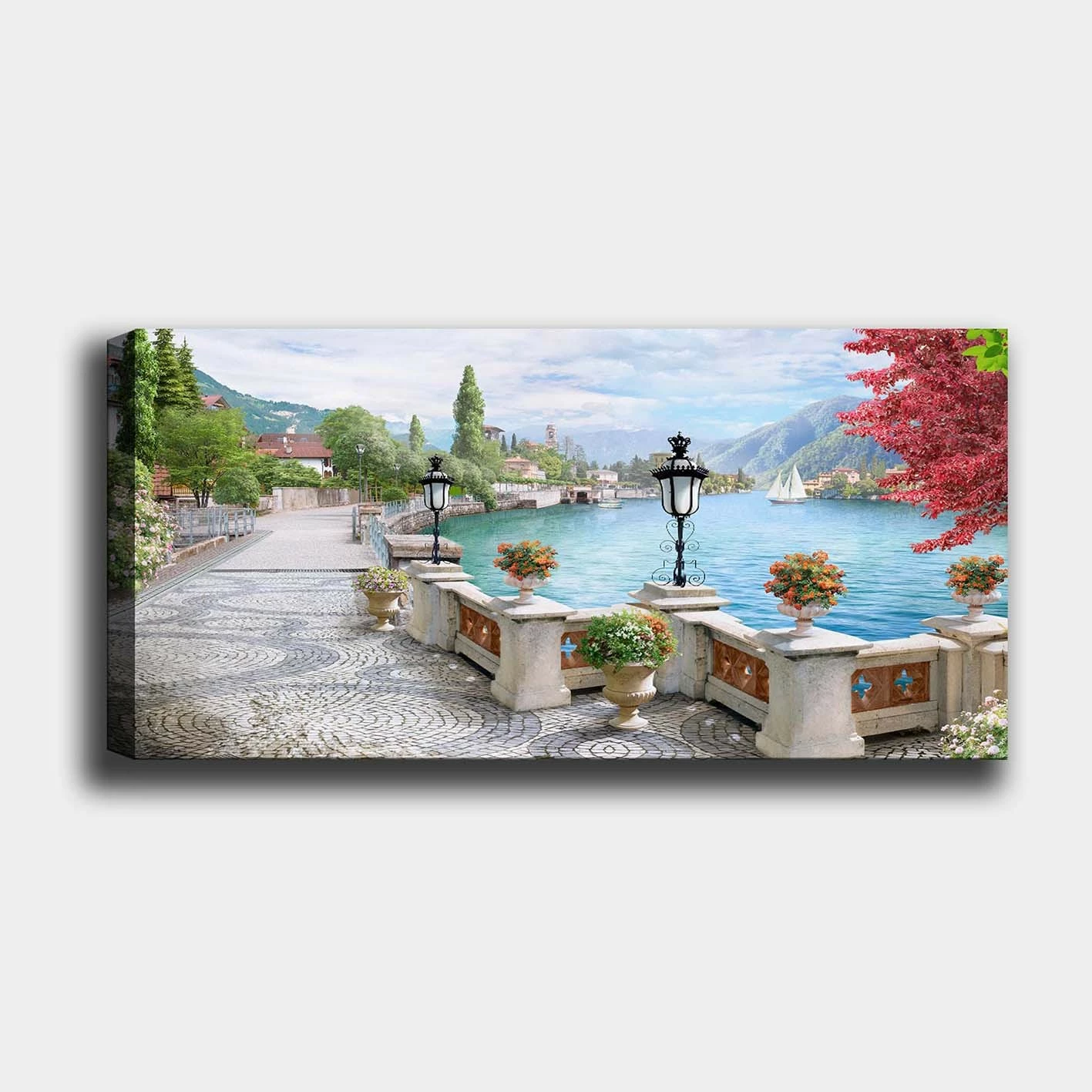 Pikturë dekorative në kanavacë, shumëngjyrëshe, Wallity YTY1467158057_50120, 50x120cm