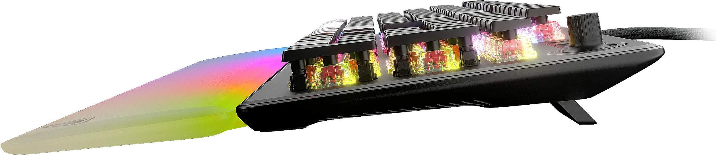 Tastierë gaming Turtle Beach Vulcan II Max, USB, full-size, RGB, QWERTZ (DE), e zezë