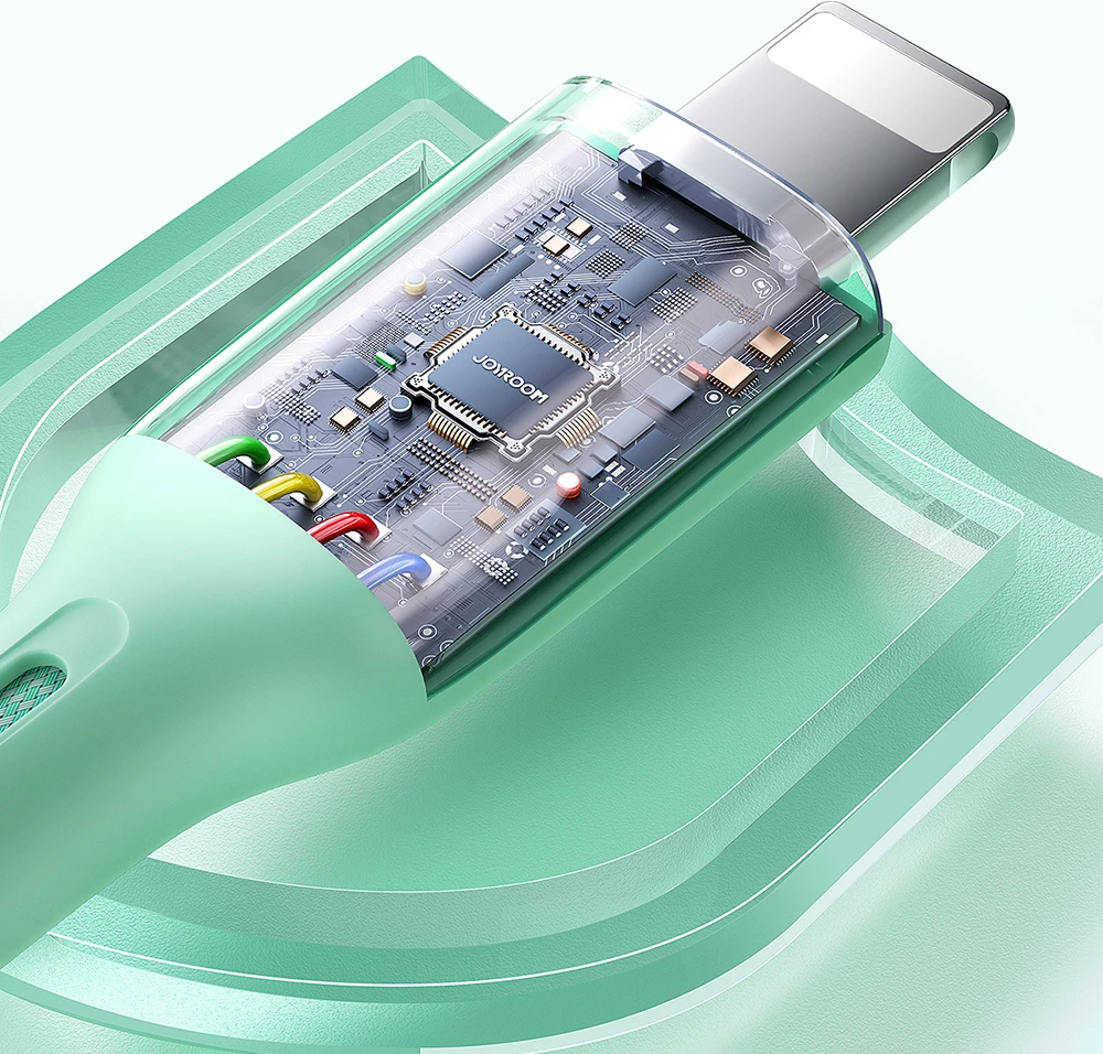 Kabllo Joyroom Multi-Color Series S-A34, USB-A në Lightning, 1m, 3A, Bardhë