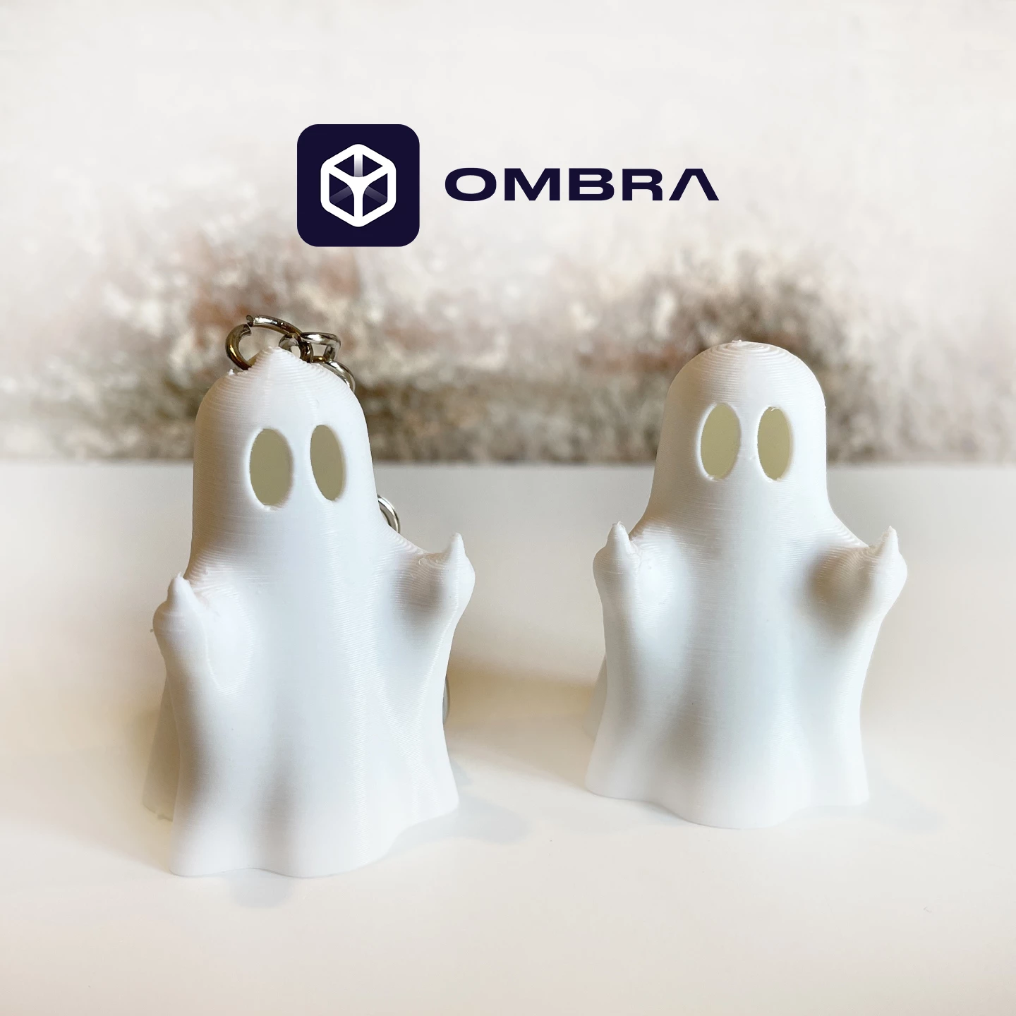 Figurë Dekorative "Ghost FU" - e bardhë