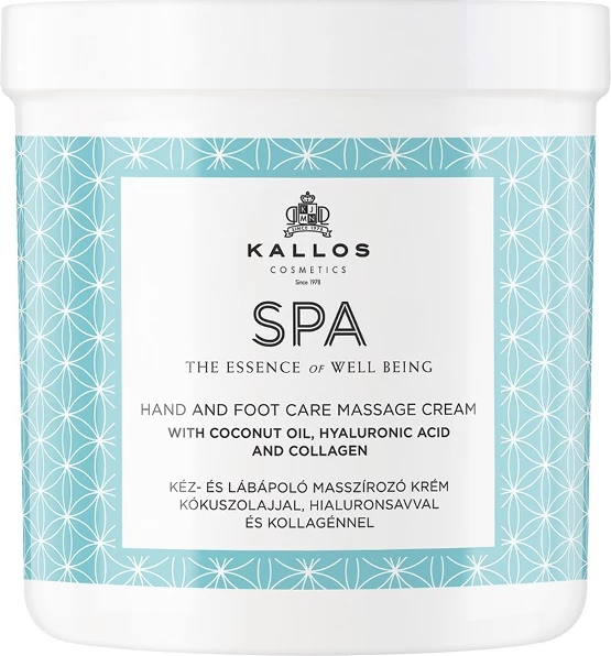 Krem për masazh duarve dhe këmbëve Kallos 500ml